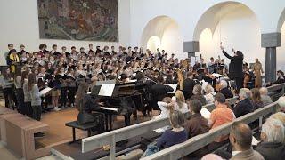 Chor Gymnasium Kloster Disentis conducted by Peter Werlen