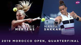 Elise Mertens vs. Maria Sakkari | 2019 Morocco Open Quarterfinal | WTA Highlights