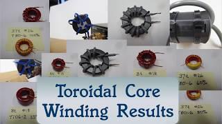 #66: Toroidal Core Winding Results