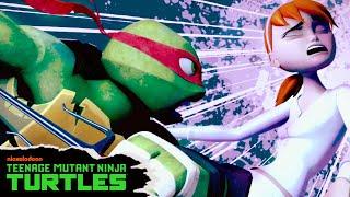 Ninja Turtles Fight April's Clones!  | Full Scene | TMNT