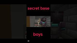 #minecraft secret base#girls vs boys #dark gamer