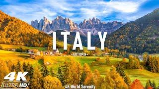 Autumn Italy 4K Ultra HD • Stunning Footage Italy, Scenic Relaxation Film with Calming Music.