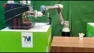 Techman Robot Coffee Machine Application at Luna Technologies