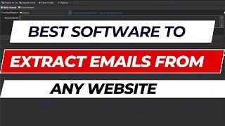 How to extract emails from any website - best email extractor software: