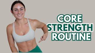 10 minute Core Strengthening Workout || No Equipment