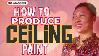 how to produce ceiling paint, paint that can be used for ceiling or decking top