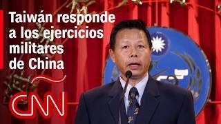 Taiwán responde a las maniobras militares de China