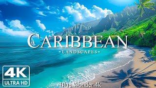 Caribbean 4k - Relaxing Music With Beautiful Natural Landscape - Amazing Nature