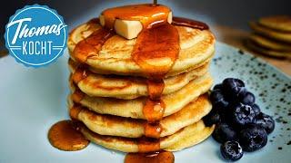 Die besten Pancakes - super fluffig! Pancakes einfach selber machen / Thomas kocht