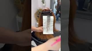 Do this before a hair color correction  - STRAND TEST TO PREVENT DAMAGED HAIR