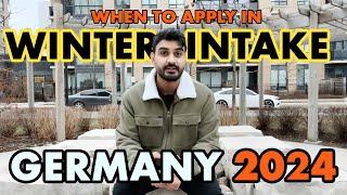 When and How to Apply for German Universities Admissions for Winter Intake 2024/25