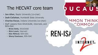 Trusted CI webinar: Trusted CI Webinar: Populating the HECVAT as an Academic Research Provider