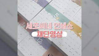 세포씨네 인쇄소 재단영상 ( feat. 백색소음  )