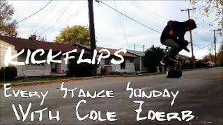 Every Stance Sunday - Kickflips with Cole Zoerb (Slow-Mo Skateboarding)