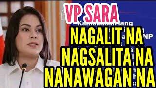 VICE PRESIDENT SARA DUTERTE NAGSALITA NA AT NANWAGAN NA