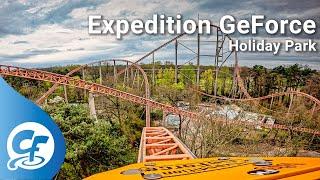 Expedition GeForce front seat on-ride 5K POV @60fps Holiday Park