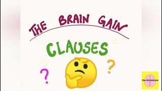 What are Clauses & It's types / English Grammar / The BrainGain /