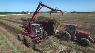 Loading Sugarcane with a Broussard Cane Loader Drone/GoPro 4K