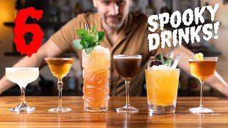 6 Spooky Cocktails in 6 minutes!