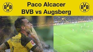 Paco Alcacer 4:3 Free kick Borussia Dortmund 09 vs Augsburg