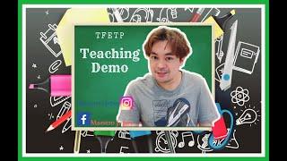 TFETP Teaching Demo II Foreign English Teacher in Taiwan