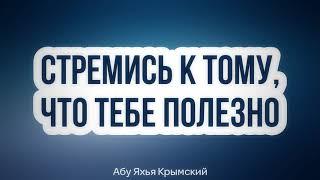 Стремись к тому, что тебе полезно || Абу Яхья Крымский