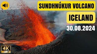 Grindavik Volcano Update! Drone Flight Over The Eruption! Iceland Volcano Eruption!