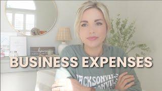 My business expenses as a real estate agent for the last 30 days