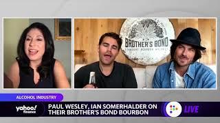 Building a brand of bourbon amid a pandemic with Paul Wesley and Ian Somerhalder