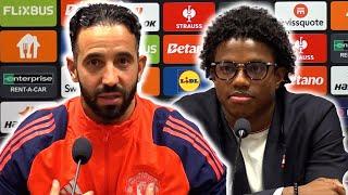 'Our goal is to WIN THE PREMIER LEAGUE' | Ruben Amorim and Tyrell Malacia | Man Utd v Viktoria Plzen