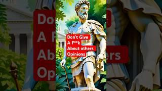 Why You Shouldn't Care What People Think (Stoic Philosophy)