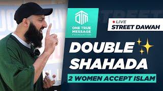 ️2 Sisters Embrace ISLAM in Just 2 MINUTES! ⏳ Allahu Akbar! 