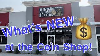 New SILVER ￼and VINTAGE coins on display at the #coinshop