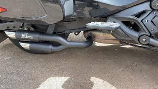 RLS Exhaust Can am Spyder F3 touring Twin Kaos Exhaust