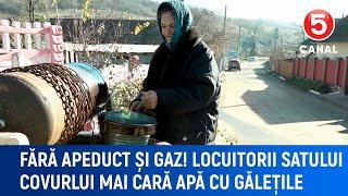 Fără apeduct și gaz. Locuitorii satului Covurlui mai cară apă cu gălețile