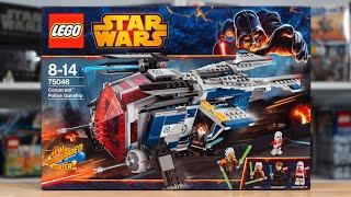 LEGO Star Wars 75046 CORUSCANT POLICE GUNSHIP Review! (2014)