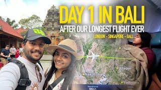 London to Bali  | Renting a Scooter & Exploring Saraswati Temple in Ubud! ️