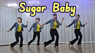 Sugar Baby  Line Dance (Intermediate)/Ryan Hunt(UK) - November 2024