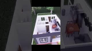 Ver plano de CASA 6X8 (Vista Previa) arquitectura y construcción #shorts