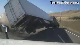 TRUCK CRASH COMPILATION | FATAL TRUCK CRASHES | 18+