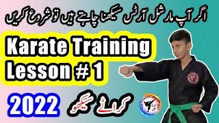 Class 1Karate Training For Beginners Karate Lesson 1 in Hindi/Urdu |How to Learn Martial Arts|2022