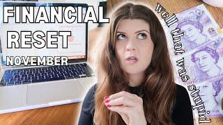  November Financial Update | I spent EVERYTHING, budget with me & side hustle challenge update