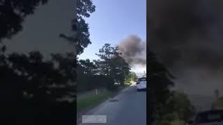 #A_big_fire in a factory in #Higashi_Yama, #Japan
