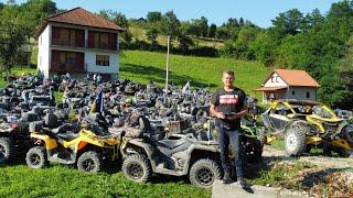 Višeo od 200 Quad-ova u avliji Nasera Orića & @elektron tv #4k  10.07.2024. Srebrenica - Potočari