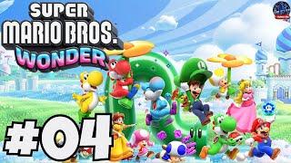 Part 4 - SUPER MARIO BROS. WONDER Full Gameplay Nintendo Switch V1 #supermariobroswonder #mario