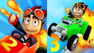 Beach Buggy Racing 2 vs Beach Buggy Racing 3 | BB Racing 2 vs BB Racing 3