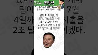 도지코인이 하루만에 20% 폭등?! 트럼프와 일론머스크가 만드는 'DOGE 정부'의 비밀