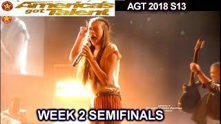 Courtney Hadwin sings “Born To Be Wild” SIMON LOVES IT Semi-Finals 2 America's Got Talent 2018 AGT