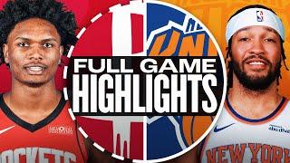 Game Recap: Knicks 124, Rockets 118