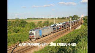 Vlaky / Trains Parndorf Ort (Züge Parndorf Ort) (AT) 12.3. 2024